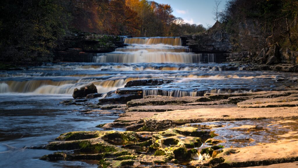 Aysgarth Falls at Aysgarth, Hawes